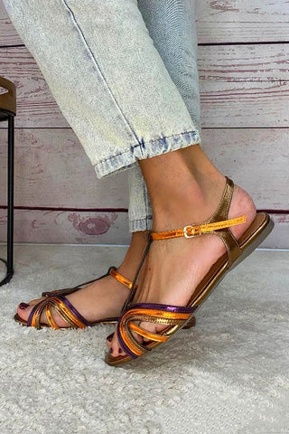 Viviana™ | Sandales Couleurs Méditerranéennes