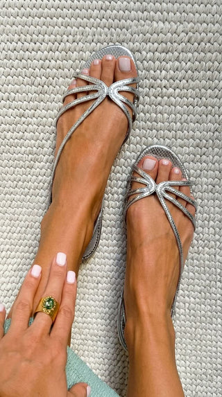 Camille™ | Sandales Dorées, Élégance Estivale