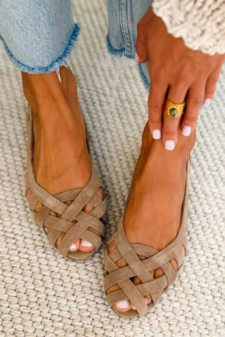 Caterina™ | Sandales Tressées Été Viva