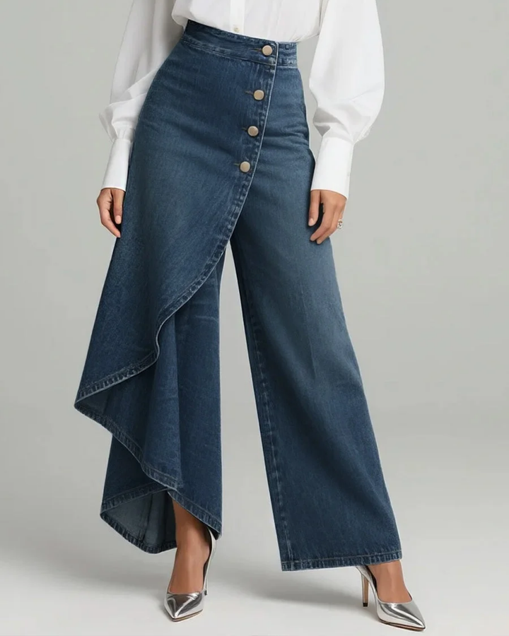 Audrey™ | Pantalon en denim à nœud