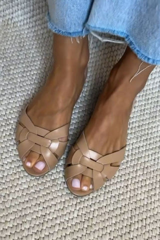 Serafina™ | Sandales Tressées Nature