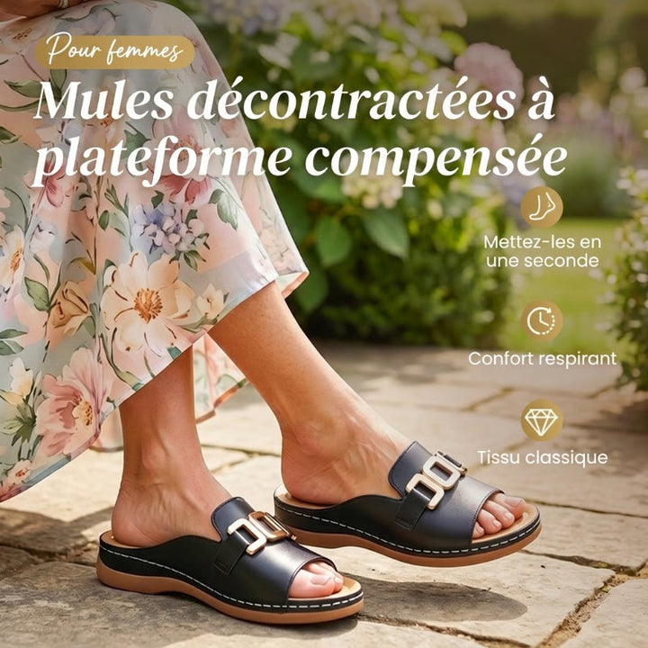 Nadège™ | Sandales Compensées Confort
