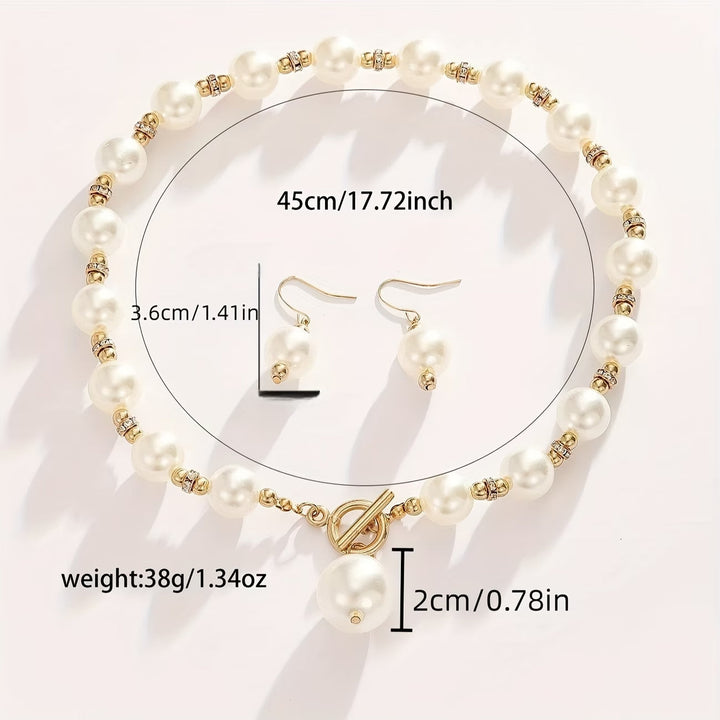 Ensemble de Colliers de Perles Chunky