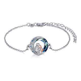 Bracelet à Charms pour Chien en Argent Sterling Ajustable