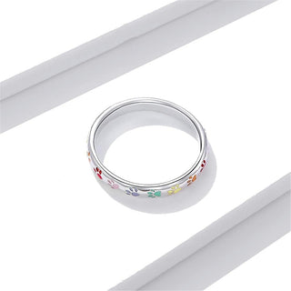 Bague en Argent Sterling avec Design de Patte