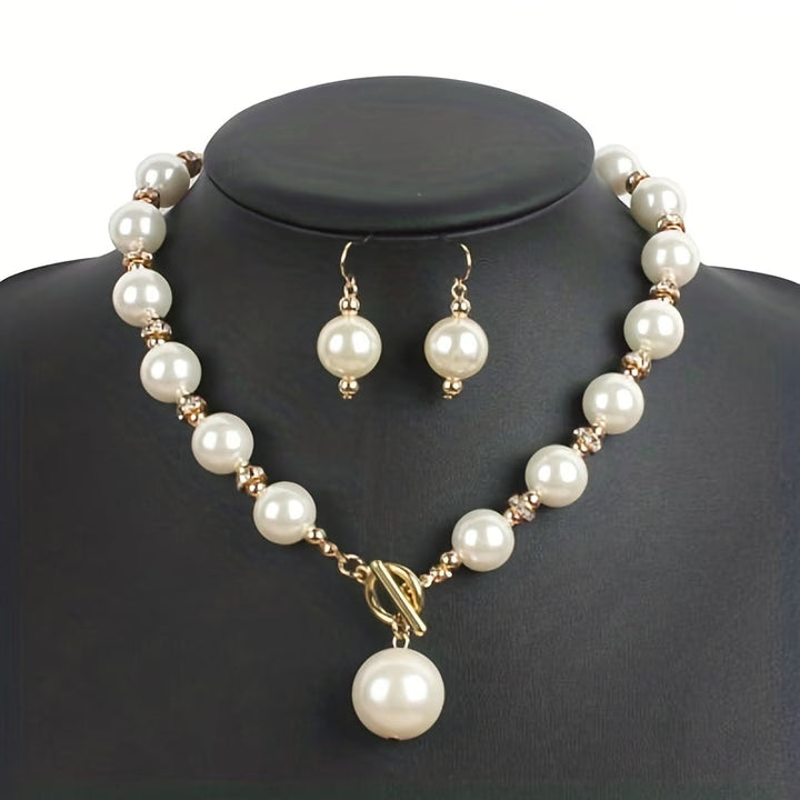 Ensemble de Colliers de Perles Chunky
