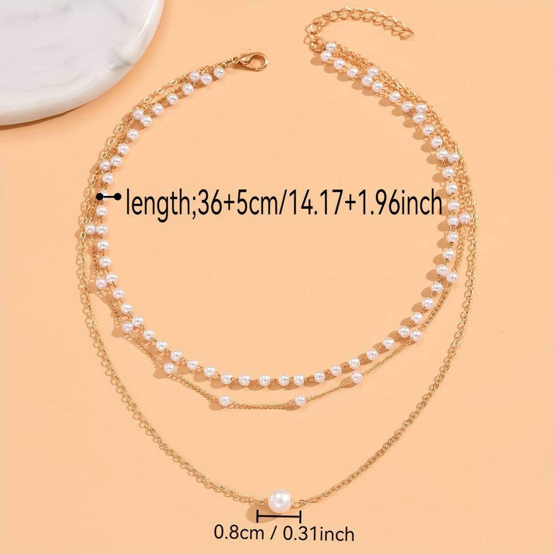 Le set de colliers Trinity Pearl Layer