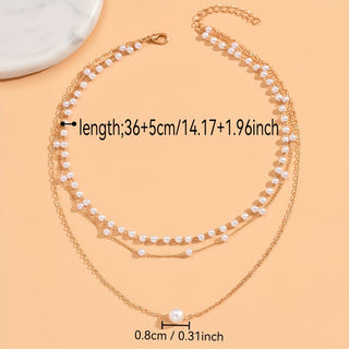 Le set de colliers Trinity Pearl Layer