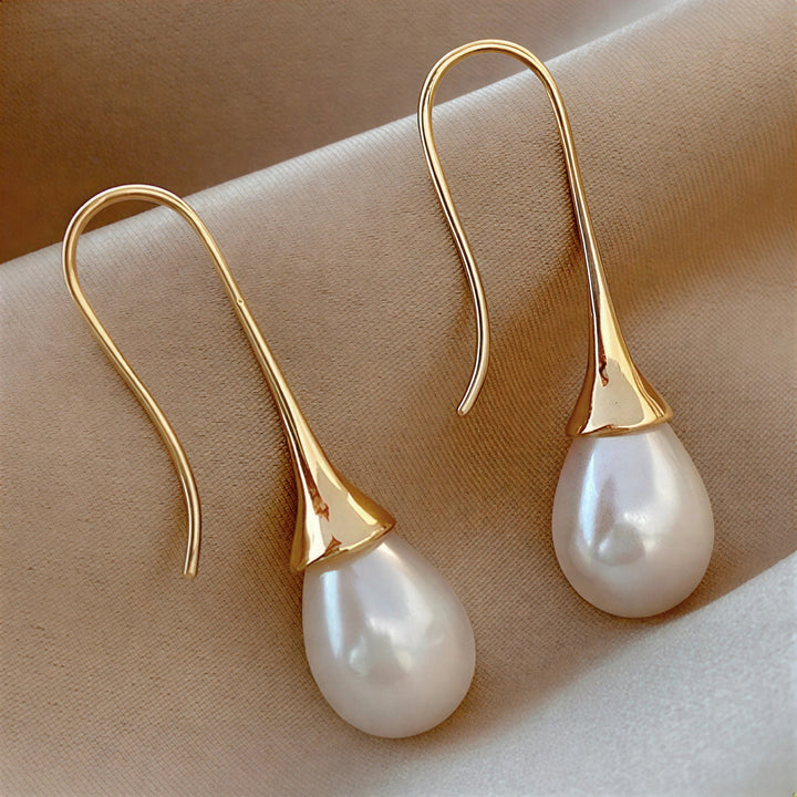 Boucles d'Oreilles de Beauté Classique avec Perles