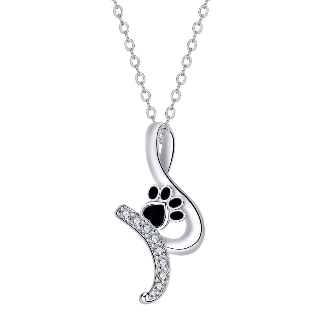 Collier Pendentif Empreinte de Patte Mignonne