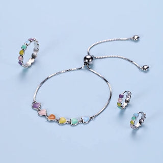 Bracelet en Argent Sterling avec Empreinte de Patte – Ajustement Ajustable