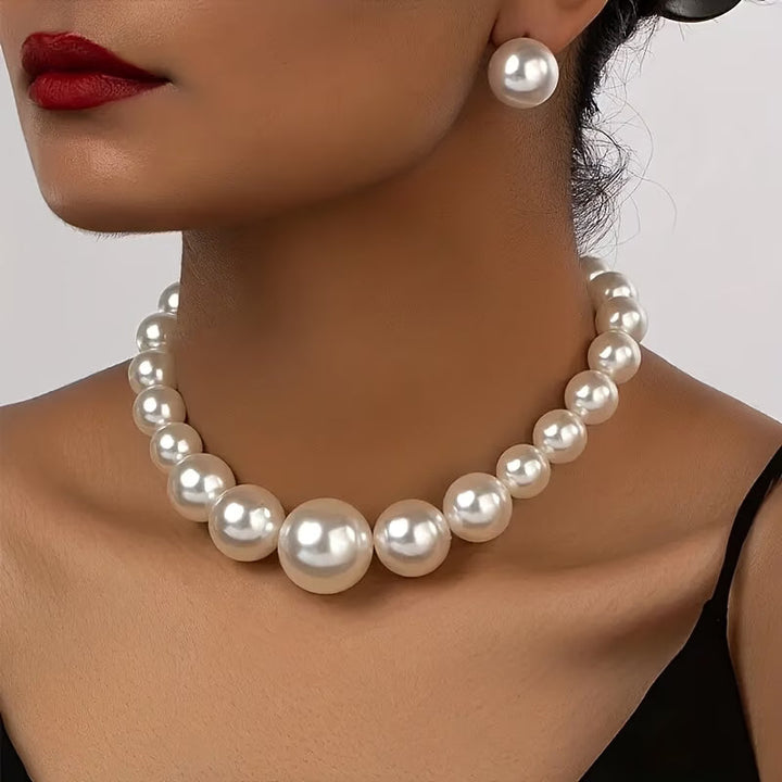 Set de Bijoux en Perles Vintage Classiques