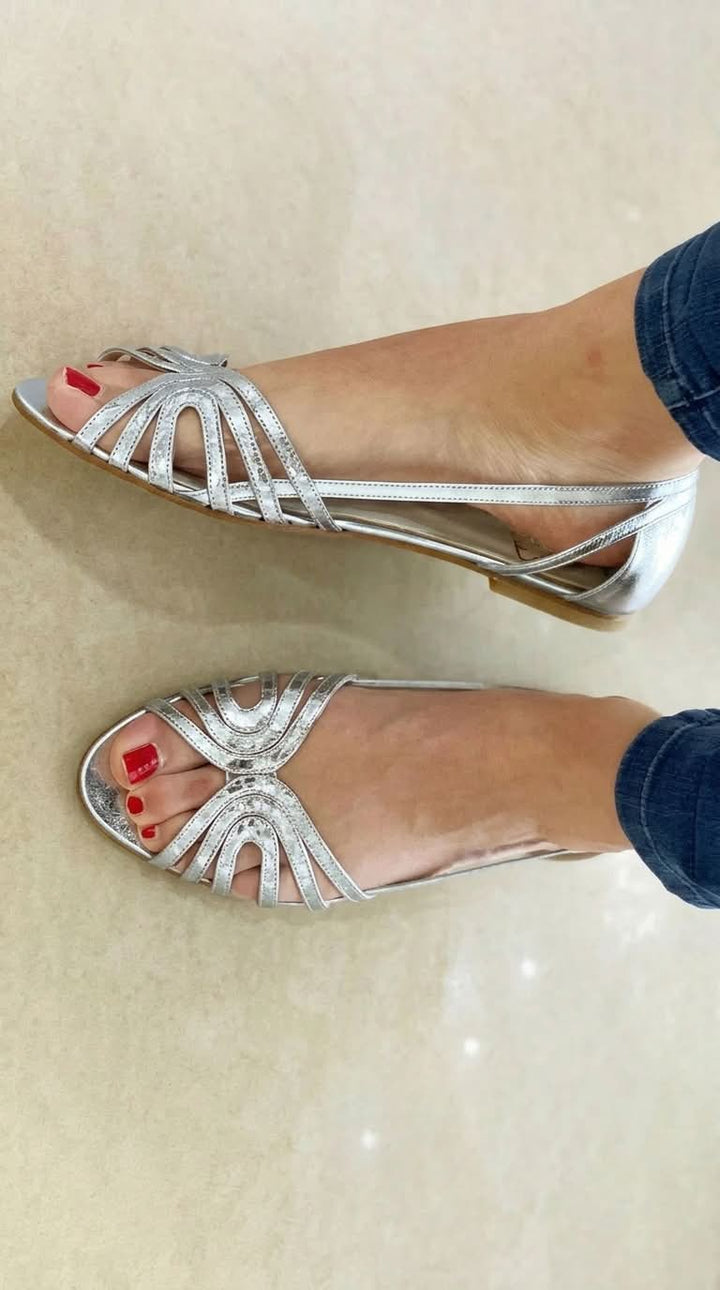 Éléonore™ | Sandales Dorées Lumière d'Été