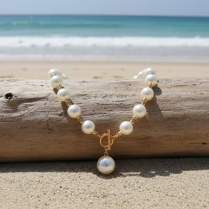 Ensemble de Colliers de Perles Chunky