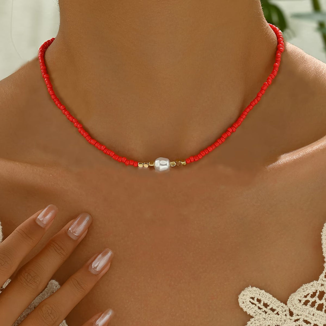 Collier de Perles Minimal