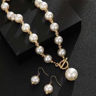 Ensemble de Colliers de Perles Chunky