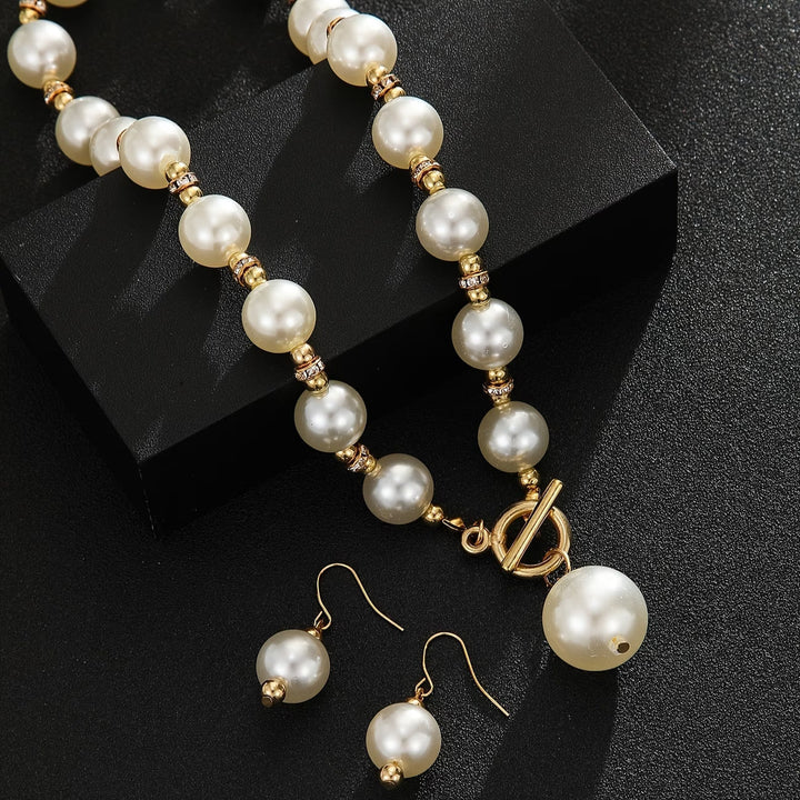 Ensemble de Colliers de Perles Chunky