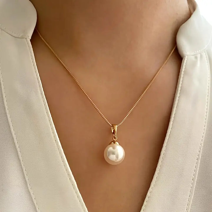Ensemble de Collier Élégant et Gracieux avec Perles