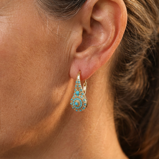 Boucles d'Oreilles Élégantes avec Perles