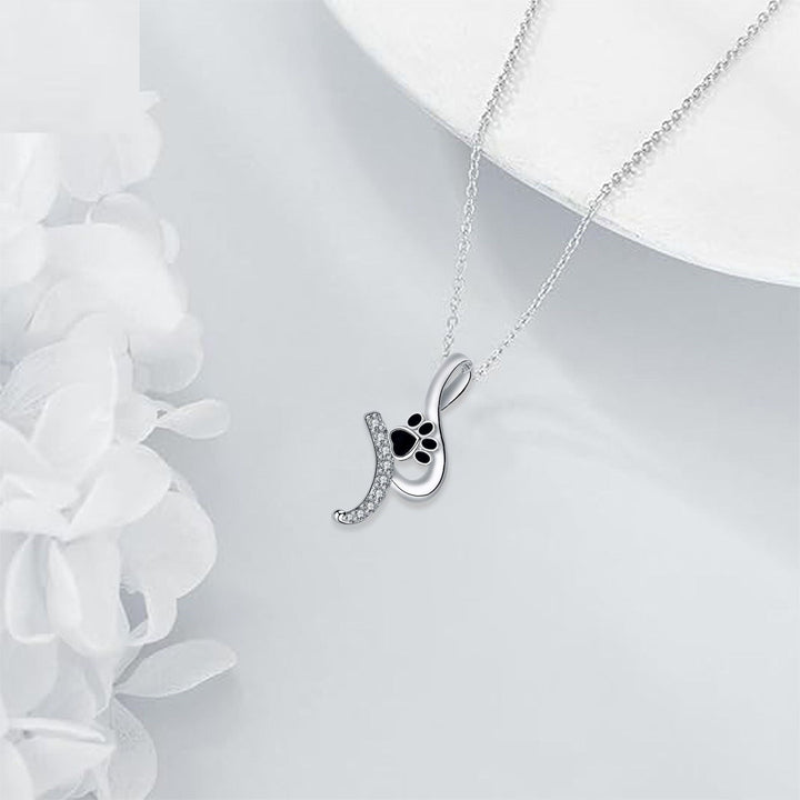 Collier Pendentif Empreinte de Patte Mignonne
