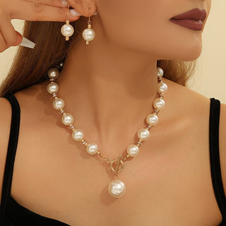 Ensemble de Colliers de Perles Chunky