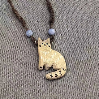 Collier Pendentif Chat Vintage Étoile