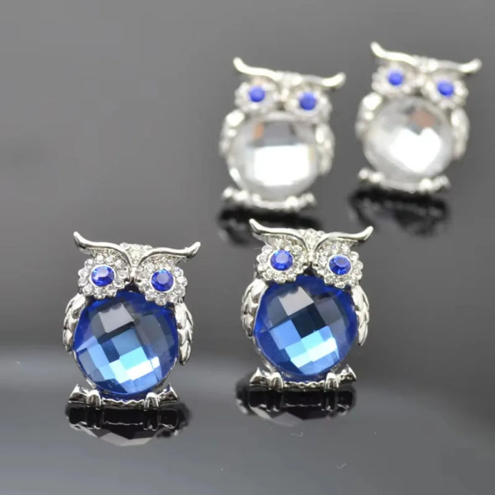 Pendentif Hibou en Cristal