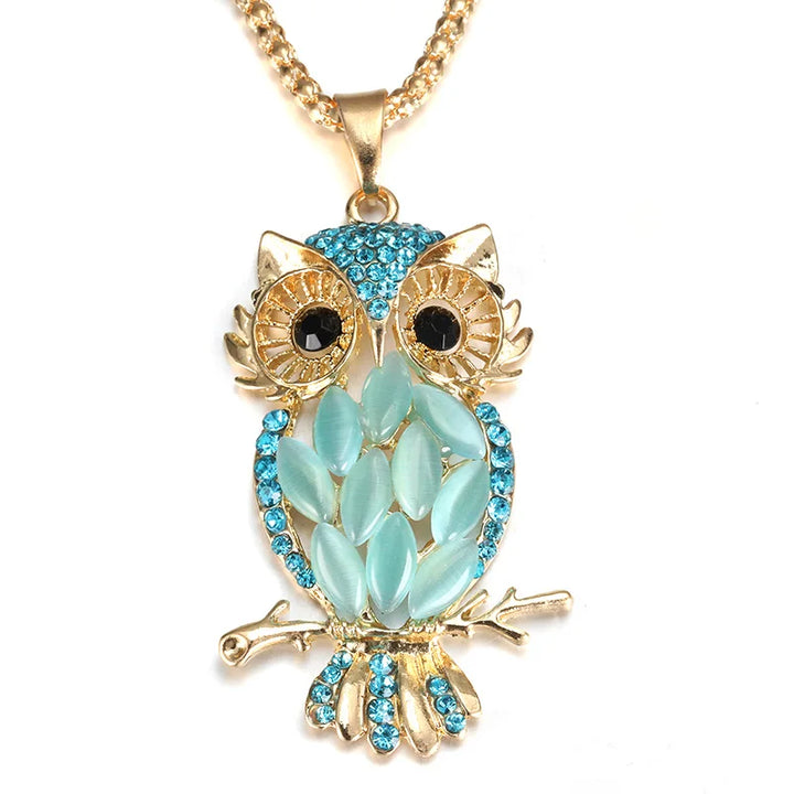 Collier de Chouette Dorée
