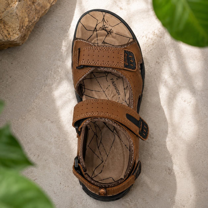 NomadFlex™ | Sandales Confortables en Cuir