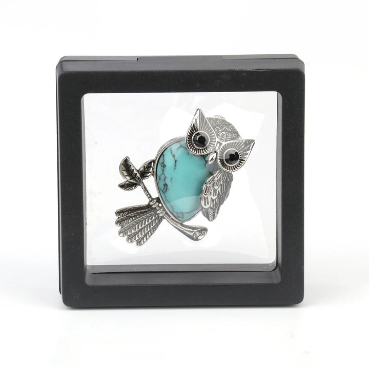 Pendentif Sagesse Hibou en Cristal