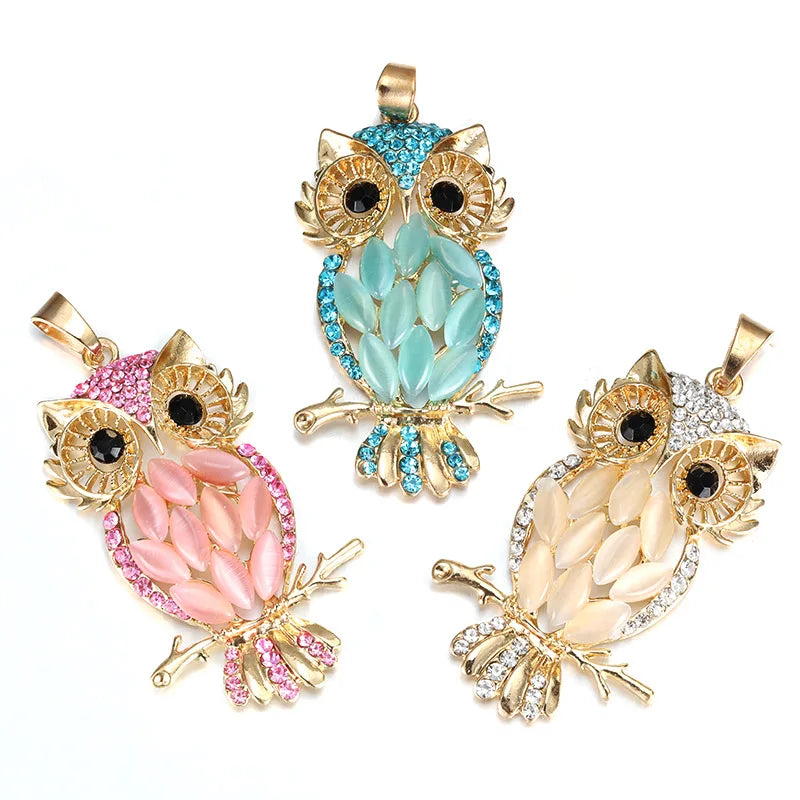 Collier de Chouette Dorée