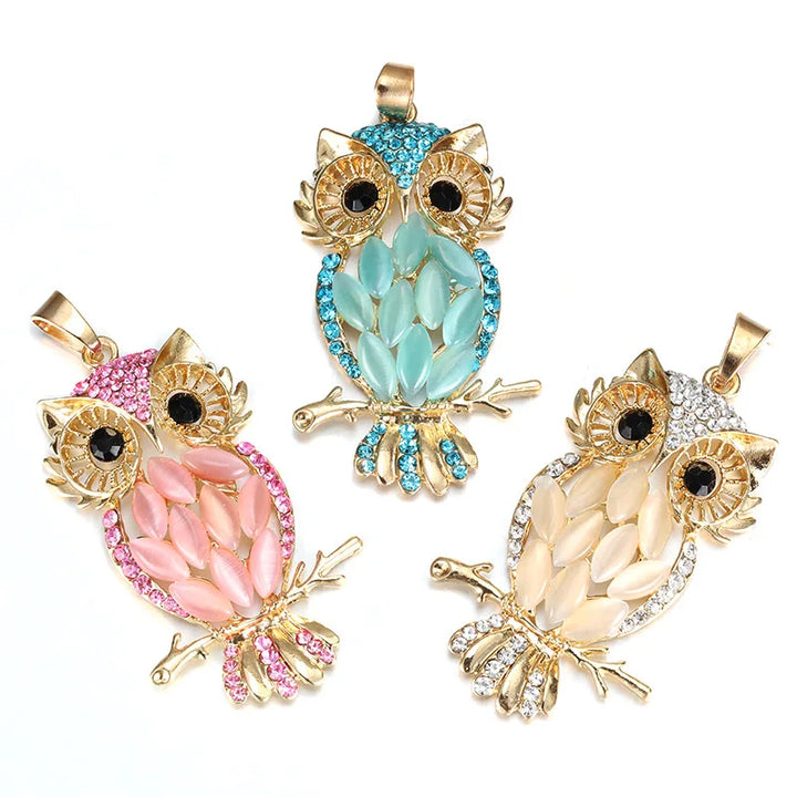 Collier de Chouette Dorée