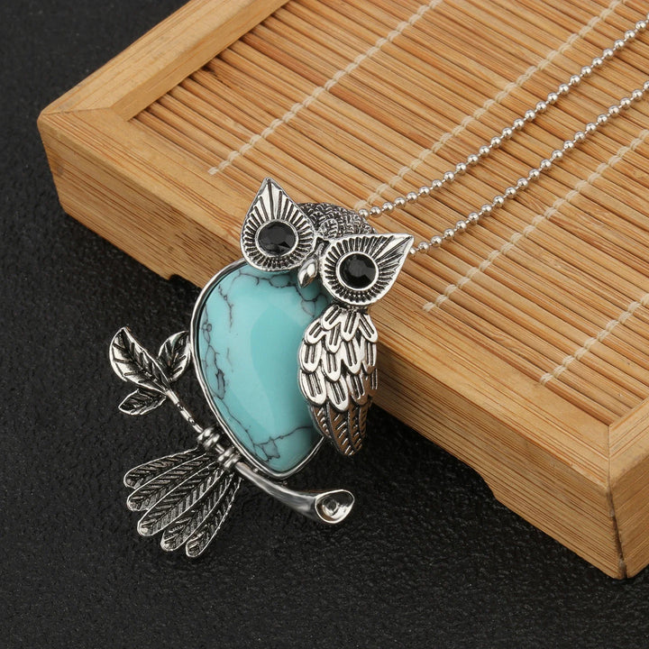 Pendentif Sagesse Hibou en Cristal