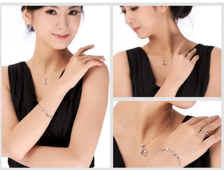 Collection de Bijoux en Argent Sterling avec Dauphins