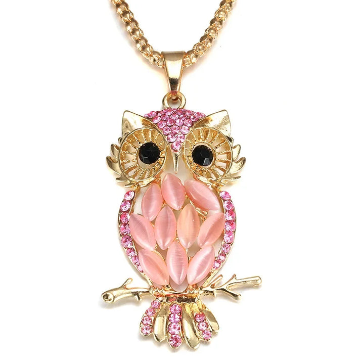 Collier de Chouette Dorée