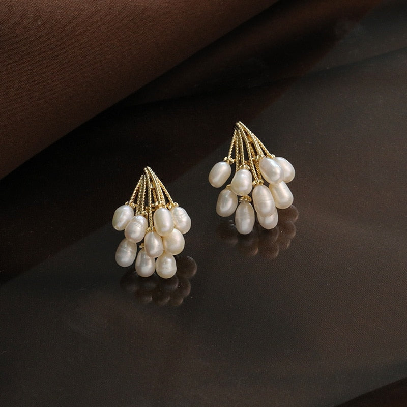 Boucles d'Oreilles Perle Lluvia