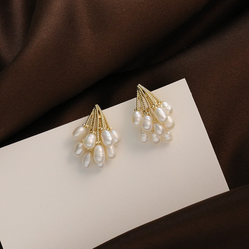Boucles d'Oreilles Perle Lluvia