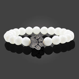 Bracelet Patte Perlé – Design en Pierre Naturelle