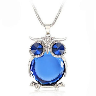 Pendentif Hibou en Cristal