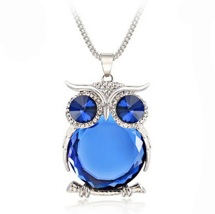 Pendentif Hibou en Cristal