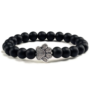 Bracelet Patte Perlé – Design en Pierre Naturelle
