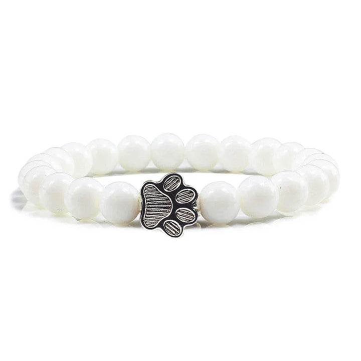 Bracelet Patte Perlé – Design en Pierre Naturelle