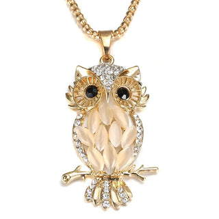 Collier de Chouette Dorée
