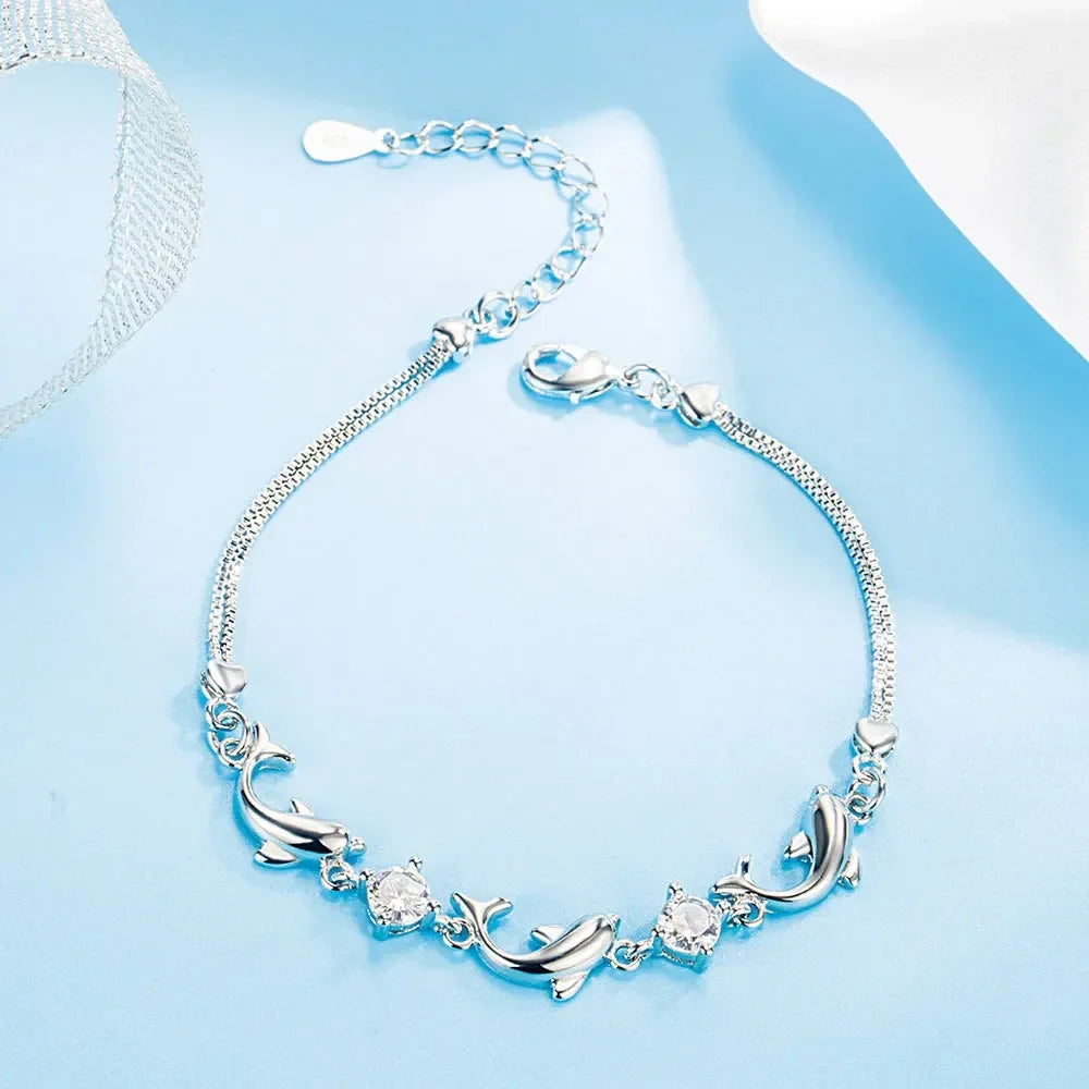 Collection de Bijoux en Argent Sterling avec Dauphins