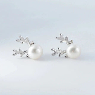 Boucles d'oreilles en perles de renne