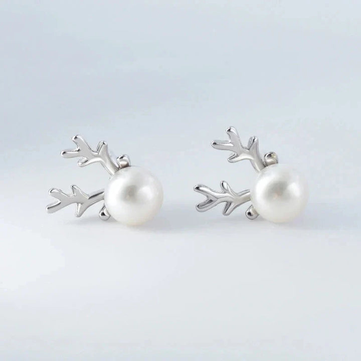 Boucles d'oreilles en perles de renne