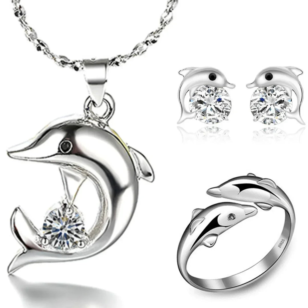 Collection de Bijoux en Argent Sterling avec Dauphins