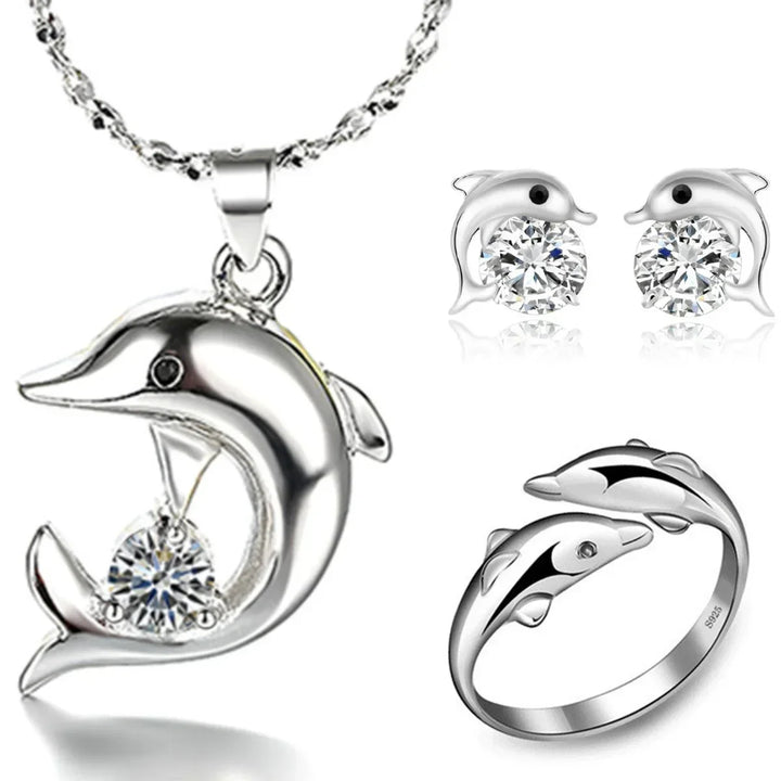 Collection de Bijoux en Argent Sterling avec Dauphins