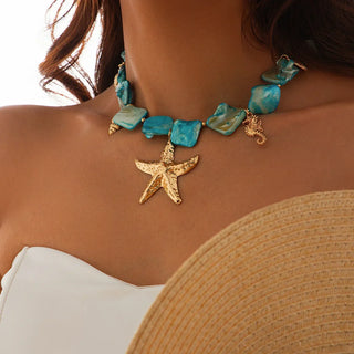 Collier Bleu Rêves de l'Océan