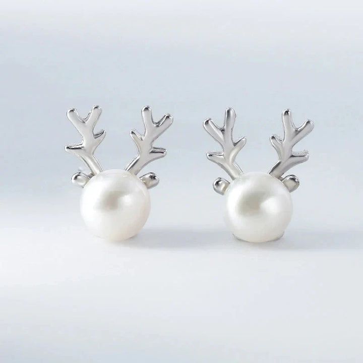 Boucles d'oreilles en perles de renne